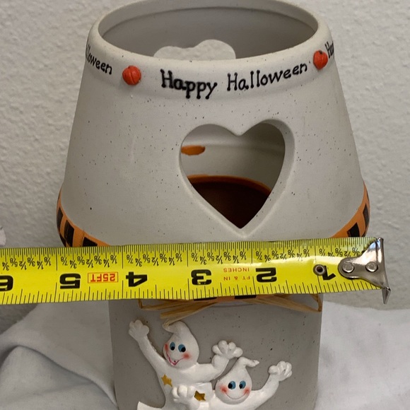 Ceramic Halloween Candle Lamp W/ Ghosts - Picture 7 of 7